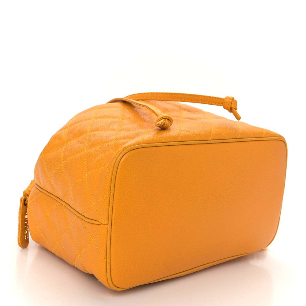 Caviar Quilted Drawstring Backpack #218767c14b - image 4